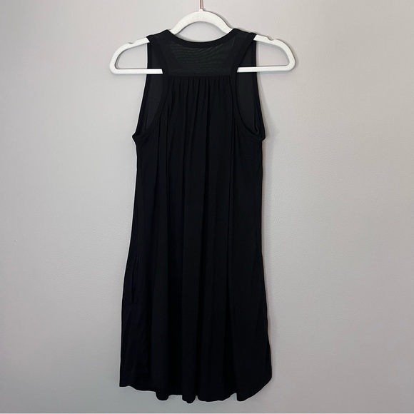 Shebird The Tunic Tank Bra A-Line Stretch Jersey Mini Athletic Dress Black - Picture 6 of 7